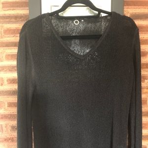 Sheer Lightweight Black Sweater